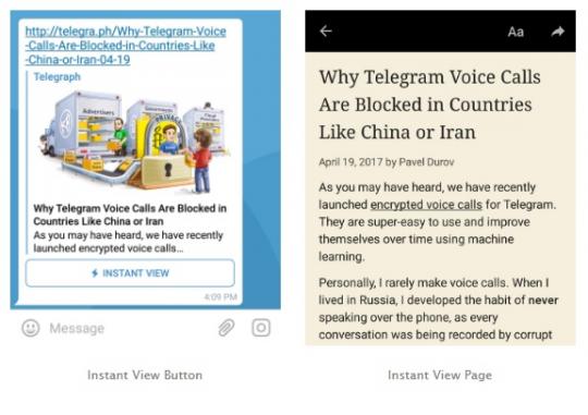   Instant View  Telegram